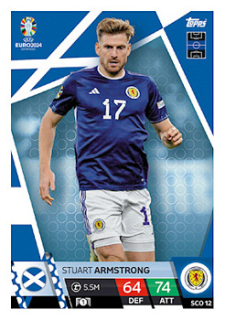 Stuart Armstrong Scotland Topps Match Attax EURO 2024 #SCO12